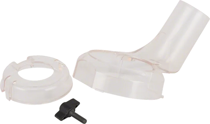 Zestaw adapterów do odsysania pyłu Bosch do elektronarzędzi.