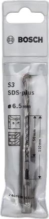 Wiertło udarowe Bosch SDS-plus-1 6,5 mm.