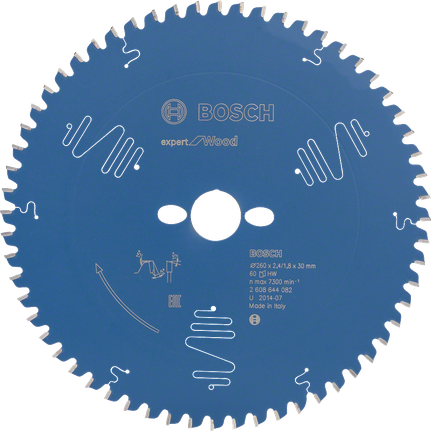 Tarcza tnąca Bosch Expert for Wood 260 mm, 60 zębów.