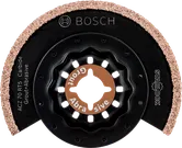 Spoina z węglików spiekanych Bosch i ostrze ścierne Starlock.