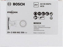 Brzeszczot do cięcia zanurzeniowego Bosch HCS AII 65 BSPC do drewna twardego.