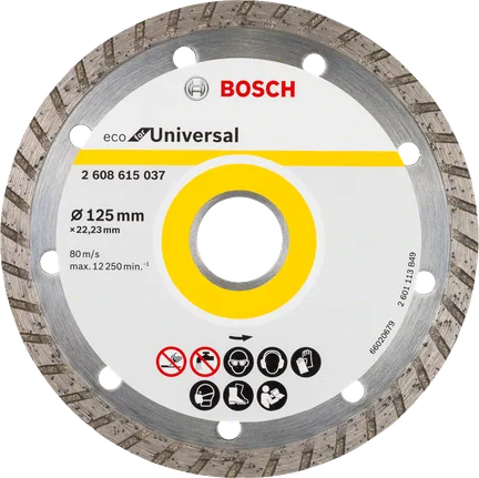 Tarcza diamentowa tnąca Bosch ECO do uniwersalnej 125 mm.