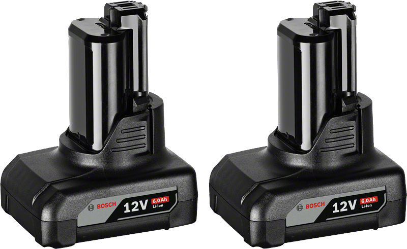 Akumulatory Bosch 2 x GBA 12V 6.0Ah do narzędzi.