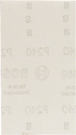 Papier ścierny Bosch o gradacji 240 do dokładnego wykańczania powierzchni.
