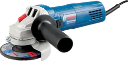 Szlifierka kątowa Bosch GWS 750-100 z rękojeścią boczną.
