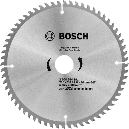 Tarcza tnąca Bosch Eco do aluminium, 64 zęby.