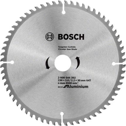 Tarcza tnąca Bosch Eco do aluminium 230 mm 64 zęby.