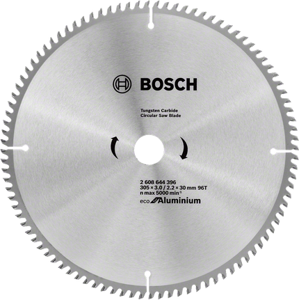 Tarcza tnąca Bosch Eco do aluminium, 96 zębów.