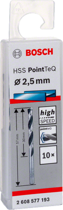 Zestaw wierteł PointTeQ Bosch 2,5 mm.