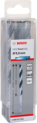 Wiertło Bosch HSS PointTeQ 9,5 mm.