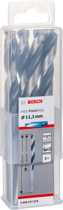 Zestaw wierteł HSS PointTeQ 11,1 mm Bosch.