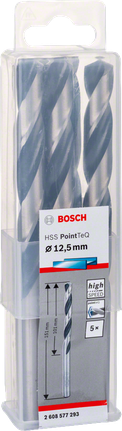 Wiertła Bosch HSS PointTeQ 12,5 mm.