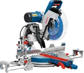 Piła ukosowa Bosch GCM 12 GDL z tarczą o szerokości 305 mm.