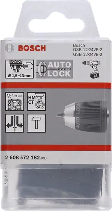 Uchwyt bezkluczykowy Bosch 1,5–13 mm.