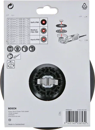 Tarcza szlifierska Bosch X-LOCK 150 mm miękka.