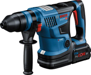 Zestaw wiertarki udarowej Bosch GBH 18V-34 CF z walizką.
