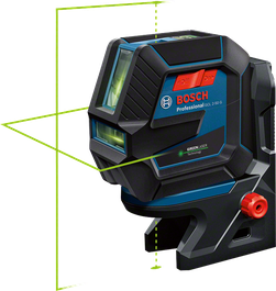 Niwelator laserowy Bosch GCL 2-50 G z zielonym laserem.
