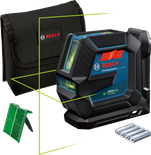Niwelator laserowy Bosch GLL 2-15 G z zielonym laserem.
