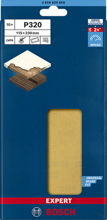 Papier ścierny Bosch EXPERT C470 115 x 230 mm.