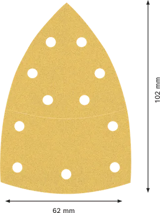 Papier ścierny Bosch EXPERT C470 o gradacji 120 z 11 otworami.