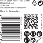 Etykieta z papierem ściernym Bosch Expert C470, 225 mm G 60.