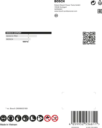 Tarcza diamentowa metalowa Bosch EXPERT 115×22,23 mm.