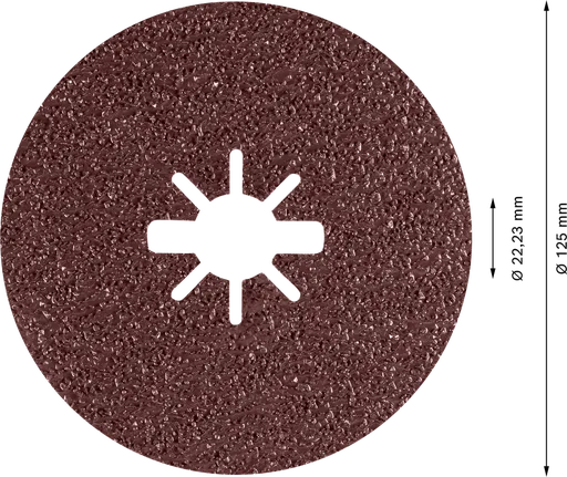 Tarcza fibrowa Bosch EXPERT R781 Prisma Ceramic X-LOCK 125 mm.