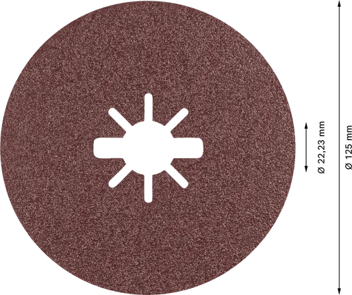 Tarcza fibrowa Bosch EXPERT R781 Prisma Ceramic X-LOCK 125 mm.