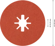 Tarcza fibrowa Bosch EXPERT R782 Prisma Ceramic X-LOCK 125 mm.