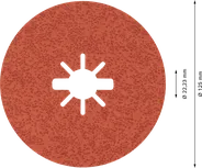 Tarcza fibrowa Bosch EXPERT R782 Prisma Ceramic X-LOCK 125 mm.