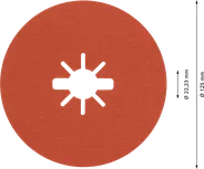 Tarcza fibrowa Bosch EXPERT R782 Prisma Ceramic X-LOCK 125 mm.