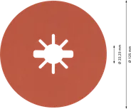 Tarcza fibrowa Bosch EXPERT R782 X-LOCK 125 mm, ziarnistość 120.