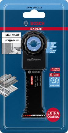 Brzeszczot do narzędzia wielofunkcyjnego Bosch EXPERT MetalMax MAII 32 AIT do cięcia metalu.
