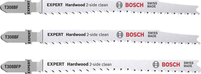 Zestaw brzeszczotów do wyrzynarki Bosch EXPERT Hardwood, dwustronne czyszczenie, 3 szt.