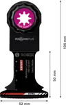 Ostrze do narzędzia wielofunkcyjnego Bosch EXPERT MultiMax PAII 52 APIT, ostrze z węglika spiekanego.