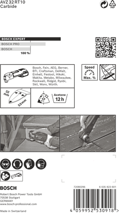 Płyta wielofunkcyjna Bosch EXPERT Sanding Finger Fine AVZ 32 RT10.