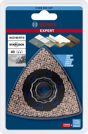 Płyta szlifierska Bosch EXPERT AVZ 90 RT4 z węglikiem spiekanym, ziarnistość 40.
