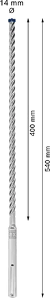 Wiertło udarowe Bosch EXPERT SDS max-8X 14x400x540 mm.
