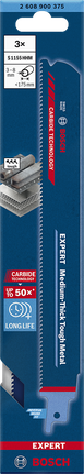 Brzeszczot Bosch EXPERT S1155HHM do cięcia twardych metali.