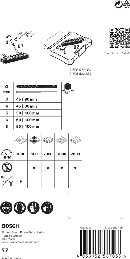 Zestaw EXPERT HEX-9 Multi Construction