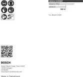Zestaw papierów ściernych Bosch EXPERT C470 100×150 mm 60/120/180 10 szt.