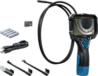 Kamera inspekcyjna Bosch GIC 12V-5-27 C z akcesoriami.