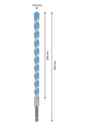 Wiertło wielofunkcyjne Bosch EXPERT HEX-9 12x250 mm.