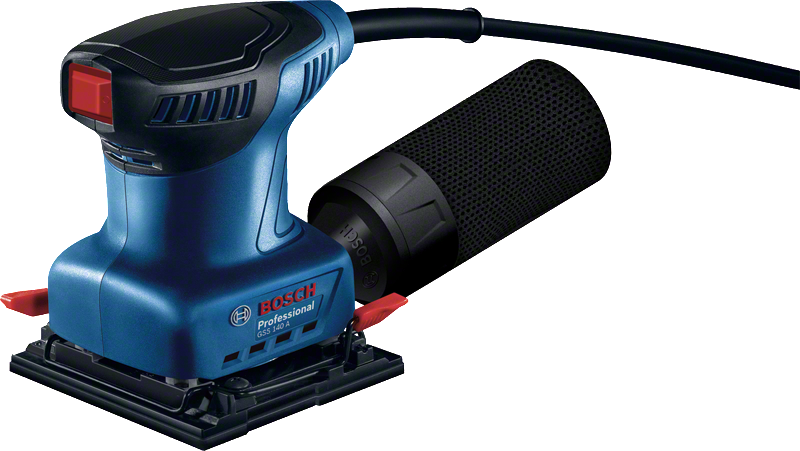 Bosch GSS 140 Szlifierka oscylacyjna z pojemnikiem na pył.