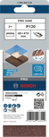 Taśma szlifierska Bosch PRO X440 65 x 410 mm, pakiet G120.