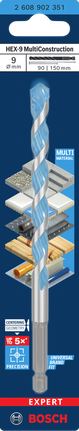 Wiertło wielofunkcyjne Bosch EXPERT HEX-9 9×150 mm.