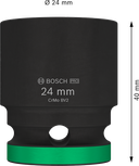 Nasadka udarowa Bosch PRO 1/2 cala 24 mm, długość 40 mm.