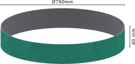 Taśma szlifierska Bosch PRO Y580 40 x 760 mm G80.