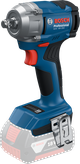 Klucz udarowy akumulatorowy Bosch GDS 18V-350, ergonomiczny uchwyt.