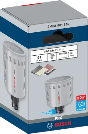 Piła otwornica Bosch PRO Tile PC Plus 51 mm.